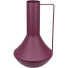 VASO DECORATIVO ENFEITE CASA GARRAFA HOME&CO METAL 35x21x21cm ROXO