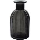 VASO DECORATIVO ENFEITE CASA GARRAFA HOME&CO VIDRO 10x5x5cm FUME