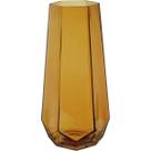 VASO DECORATIVO ENFEITE CASA GEOMÉTRICO HOME&CO VIDRO 28x10x10cm ÂMBAR VASO DECORATIVO ENFEITE CASA GEOMÉTRICO HOME&CO VIDRO 28x10x10cm ÂMBAR