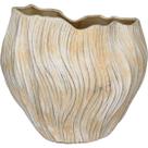 VASO DECORATIVO ENFEITE CASA HOME&CO CERÂMICA 30x40x20cm BRANCO