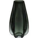 VASO DECORATIVO ENFEITE CASA HOME&CO VIDRO 35x17x17cm FUMÊ