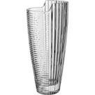VASO DECORATIVO ENFEITE CASA REDONDO HOME&CO ECO CRYSTAL 35x15x15cm TRANSPARENTE