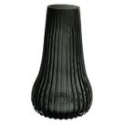 VASO DECORATIVO ENFEITE CASA REDONDO HOME&CO VIDRO 28x17x17cm FUME