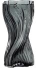 VASO DECORATIVO ENFEITE CASA VIDRO 25x15x14cm CINZA