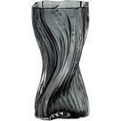 VASO DECORATIVO ENFEITE CASA VIDRO 25x15x14cm CINZA