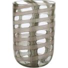 Vaso Decorativo Enfeite Casa Vidro 30x20x20cm Verde