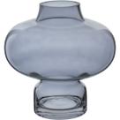 VASO DECORATIVO ENFEITE CASA VINTAGE HOME&CO VIDRO 20x20x20cm FUME