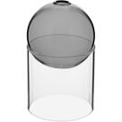 Vaso Decorativo Enfeite Esfera Suporte Vidro 13x13x13 Cinza Vaso Decorativo Enfeite Esfera Suporte Vidro 13x13x13 Cinza