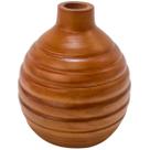 VASO DECORATIVO ENFEITE HOME&CO MADEIRA 20x16x16cm NATURAL