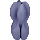 Vaso Decorativo Enfiete Casa Aparador 3d Home&co Cerâmica 24x13x13cm Azul