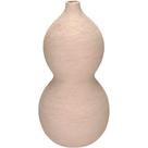 Vaso Decorativo Enfiete Casa Aparador Esferas Home&co Cerâmica 28x14x14cm Nude