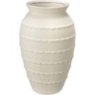VASO DECORATIVO HOME&CO CERÂMICA 30x19x19cm BRANCO