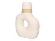 Vaso Decorativo Mikonos Cilíndrico De Mesa Para Plantas E Flores Luxo