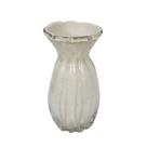 Vaso Decorativo Murano Leitoso Redondo Impecavel Luxo