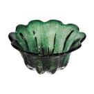 Vaso Decorativo Murano Verde Ornamentado Fino Design