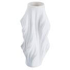 Vaso Decorativo Para Sala Planta Off-White Cerâmica Rafimex