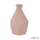 Vaso Decorativo Pequeno Diamond em Cerâmica Rose Vaso Decorativo Pequeno Diamond em Cerâmica Rose