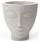 Vaso Decorativo Plantas Face Rosto Mulher 17CM Cimento Nutriplan Vaso Decorativo Plantas Face Rosto Mulher 17CM Cimento Nutriplan