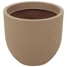 Vaso Decorativo Plástico 38cm para Flores Plantas Tramontina Laos Granito Areia