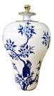 Vaso Decorativo Porcelana Azul E Branca Imperial 39 X 20