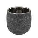 Vaso decorativo preto estilo rustico