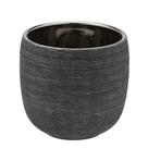 Vaso decorativo preto estilo rustico