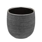 Vaso decorativo preto estilo rustico g