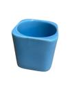 Vaso decorativo quadrado azul - 230 ml