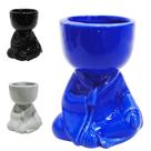 Vaso decorativo robert plant sentado kimono de porcelana 11,5x9x7,5cm Vaso decorativo robert plant sentado kimono de porcelana 11,5x9x7,5cm