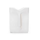 Vaso Decorativo Rosto Em Cerâmica Retangular Branco 17x10 Cm - D'Rossi