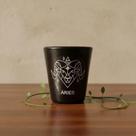 Vaso Decorativo Signo Preto de Cerâmica - Áries