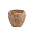 Vaso Decorativo Tramado em Cimento Marrom 13cm CS0012 BTC Vaso Decorativo Tramado em Cimento Marrom 13cm CS0012 BTC