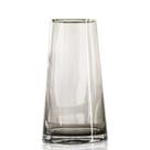 Vaso Decorativo Vidro Fume 28cm