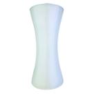 Vaso Decorativo Vidro Julieta Escritório Flores Artificiais Estilo Racks Médio Cor Branco Sala Casa 07-80259