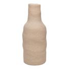Vaso Doha 11,5cm x 11,5cm x 31cm Bege Cerâmica Wolff Vaso Doha 11,5cm x 11,5cm x 31cm Bege Cerâmica Wolff