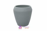 Vaso Egípcio Tramontina em Polietileno Cimento 41 cm Vaso Egípcio Tramontina em Polietileno Cimento 41 cm