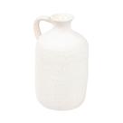 Vaso em ceramica branco 21x12 cm lucatti