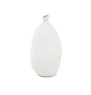 Vaso em Cerâmica Decorativo Branco White 38cm Mart