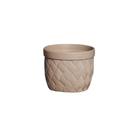 Vaso em Cerâmica Decorativo Home Modelo Cesto Madagascar Fosco Vaso em Cerâmica Decorativo Home Modelo Cesto Madagascar Fosco