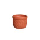 Vaso em Cerâmica Decorativo Home Modelo Cesto Terracota Vaso em Cerâmica Decorativo Home Modelo Cesto Terracota