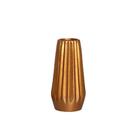 Vaso em Cerâmica Decorativo Home Modelo Geométrico G Dourado