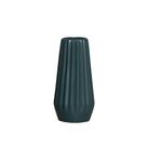 Vaso em Cerâmica Decorativo Home Modelo Geométrico G Indigo Escuro
