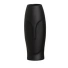 Vaso em Cerâmica Decorativo Home Semblante G Preto Fosco