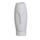 Vaso em Cerâmica Decorativo Home Semblante G Tok Cinza