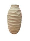 Vaso em cerâmica off white moderno
