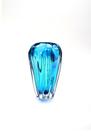 Vaso Em Cristal Murano Água Marinha E Esmeralda - São Marcos Vaso Em Cristal Murano Água Marinha E Esmeralda - São Marcos