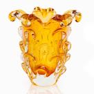 Vaso Em Cristal Murano Âmbar - São Marcos