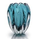 Vaso Em Cristal Murano Esmeralda - São Marcos 21cm