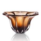 Vaso Em Cristal Murano Marrom - São Marcos
