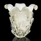 Vaso Em Cristal Murano Pérola - São Marcos 18cm Vaso Em Cristal Murano Pérola - São Marcos 18cm